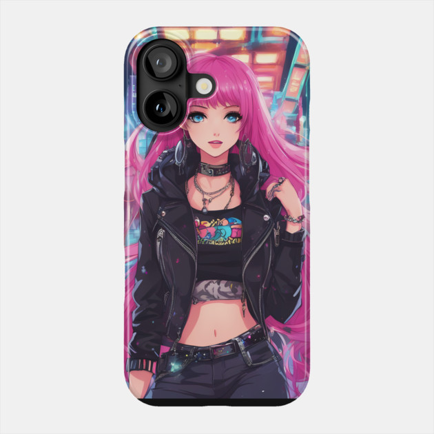 hot pyschedelic  jean sexy anime collorful Phone Case by animegirlnft