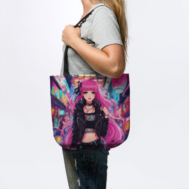 hot pyschedelic  jean sexy anime collorful by animegirlnft