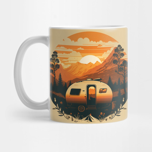 Camping Adventure Sunset, Camping Van by logiamerch
