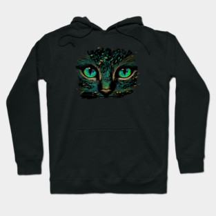Cat Face, Cat Lover, Geen Cat Hoodie