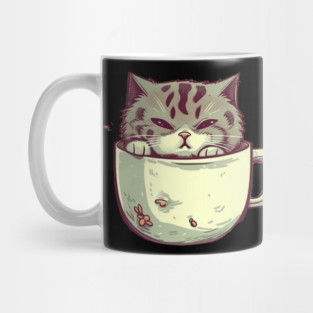 Kawaii Cat Lover, Cat inside Mug Mug