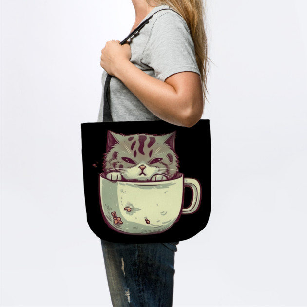 Kawaii Cat Lover, Cat inside Mug by logiamerch