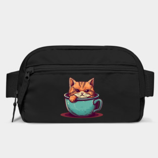 Kawaii Cat Lover, Cat inside Mug Bag