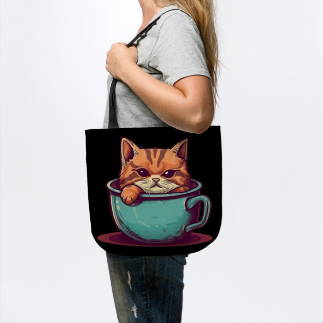 Kawaii Cat Lover, Cat inside Mug by logiamerch