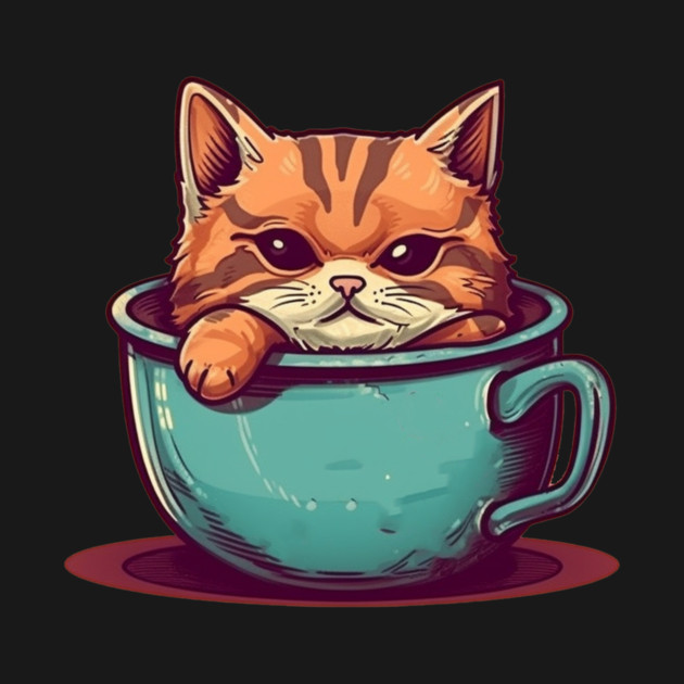 Kawaii Cat Lover, Cat inside Mug by logiamerch