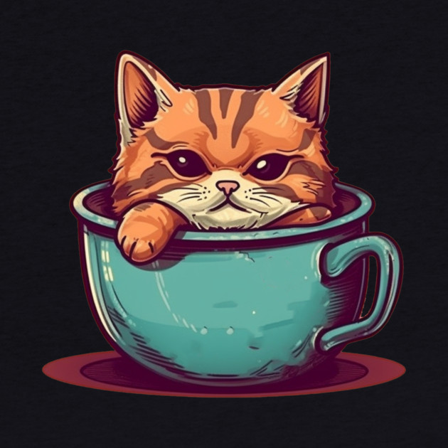 Kawaii Cat Lover, Cat inside Mug by logiamerch