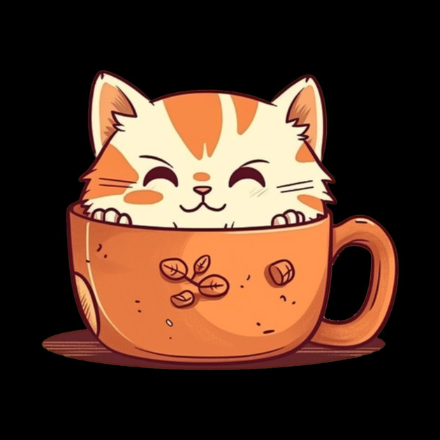 Kawaii Cat Lover, Cat inside Mug by logiamerch