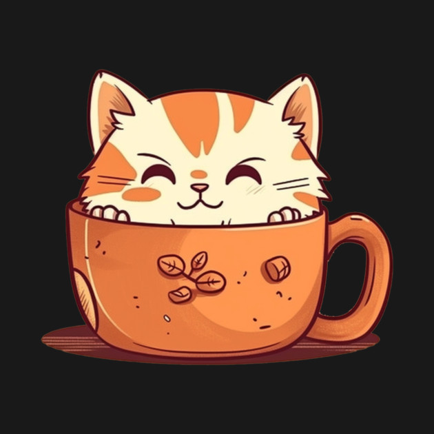 Kawaii Cat Lover, Cat inside Mug by logiamerch