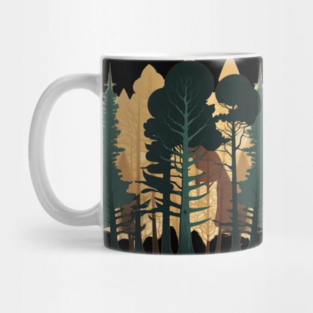 Forest Minimal Design, Adventure and Hiking by logiamerch