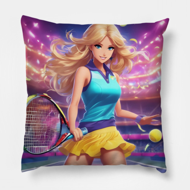 Rising Aces Pillow by animegirlnft