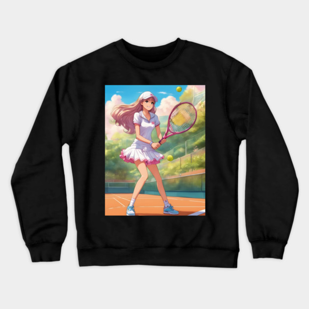 The Tennis Chronicles Crewneck Sweatshirt by animegirlnft