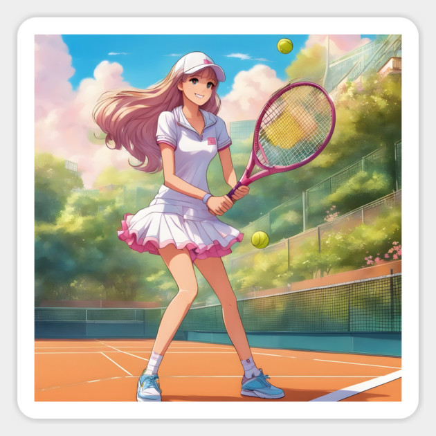 The Tennis Chronicles Sticker by animegirlnft