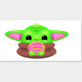 This is the way The Child eating Concha Posters and Art