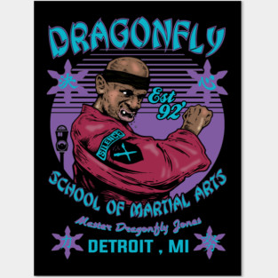 DRAGON FLY (teal) Posters and Art