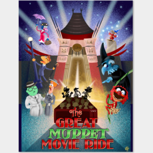 The Great Muppet Movie Ride Posters and Art