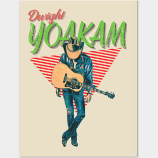 Dwight Yoakam Vintage 1986  // Honky Tonkin Original Fan Design Artwork Posters and Art