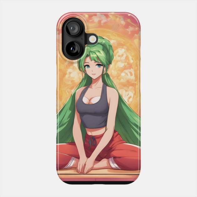 Yoga Adventure Phone Case by animegirlnft