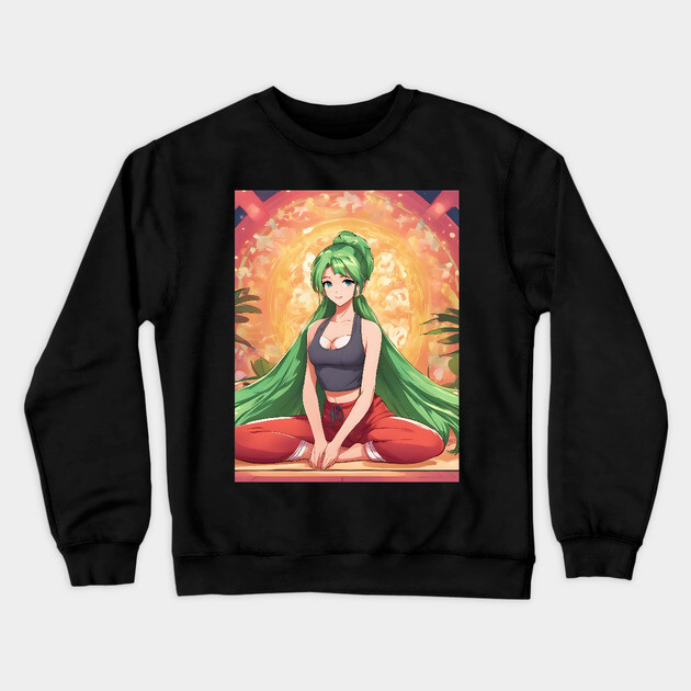 Yoga Adventure Crewneck Sweatshirt by animegirlnft