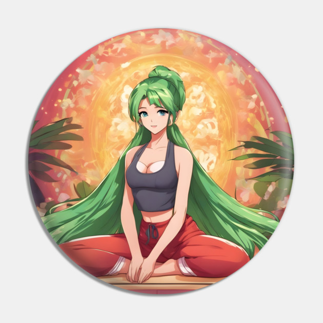 Yoga Adventure Pin by animegirlnft