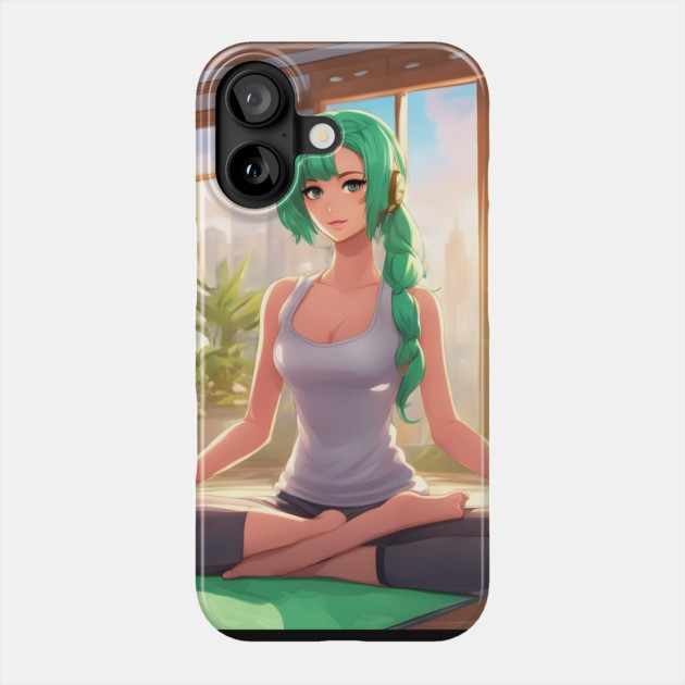 Sensei Yoga Anime Pose Phone Case by animegirlnft