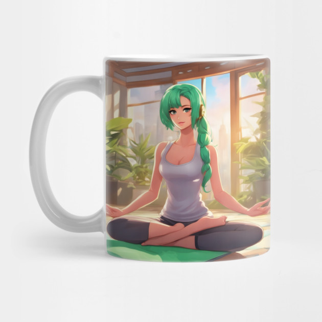 Sensei Yoga Anime Pose by animegirlnft