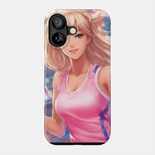 Waifu Tennis Chronicles Phone Case by animegirlnft