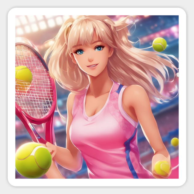 Waifu Tennis Chronicles Sticker by animegirlnft