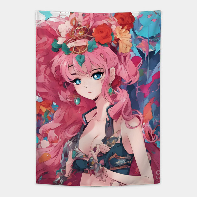 Top Hot Ace Strikers Tapestry by animegirlnft