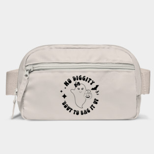 No Diggity Bout To Bag It Up Girl Ghost Girl Halloween Bag