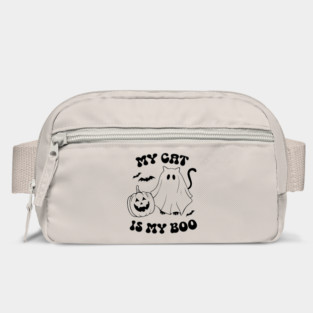 My Cat Is My Boo, Ghost Cat, Halloween Bag