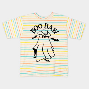BOO Haw Halloween Ghost Kids T-Shirt