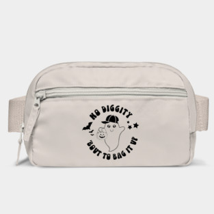 No Diggity Bout To Bag It Up Boy Ghost Boy Halloween Bag