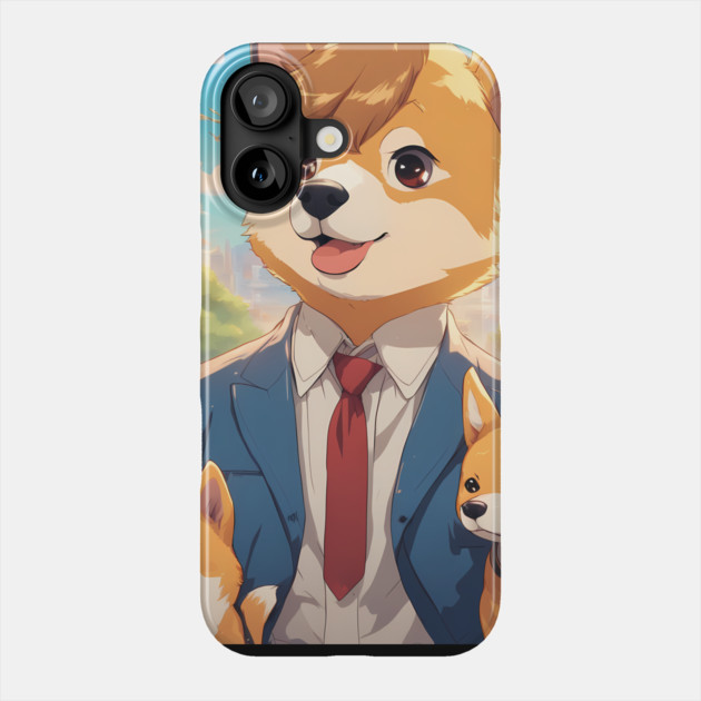 Shiba  anime vacation kawaii Phone Case by animegirlnft