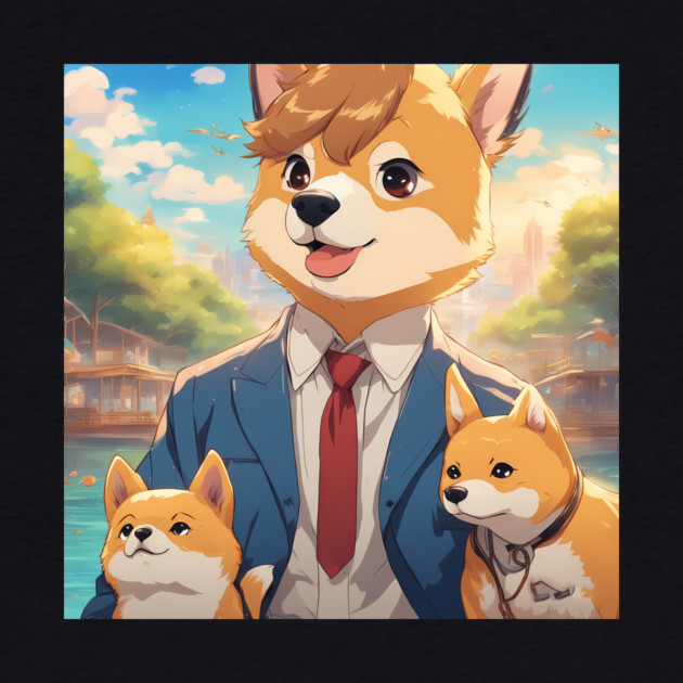 Shiba  anime vacation kawaii by animegirlnft
