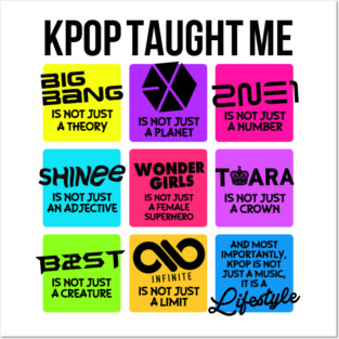 KPOP TAUGHT ME Posters and Art