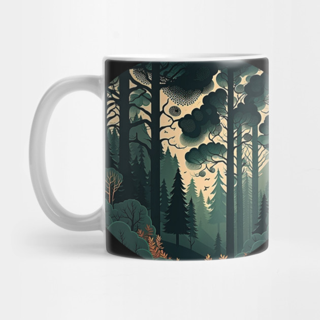 Forest Minimal Design, Adventure and Hiking by logiamerch
