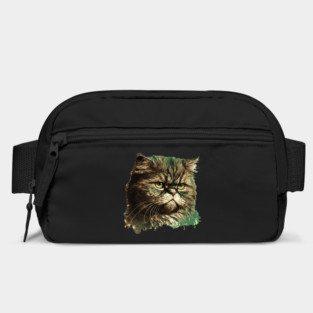 Funny Annyoyed Cat Face, Love Cats Bag