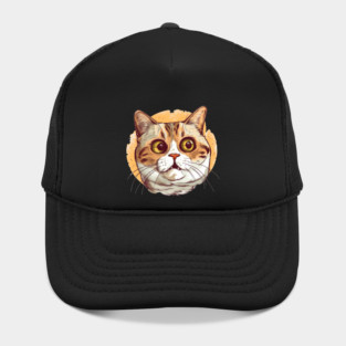 Funny Cat Face, Love Cats Hat