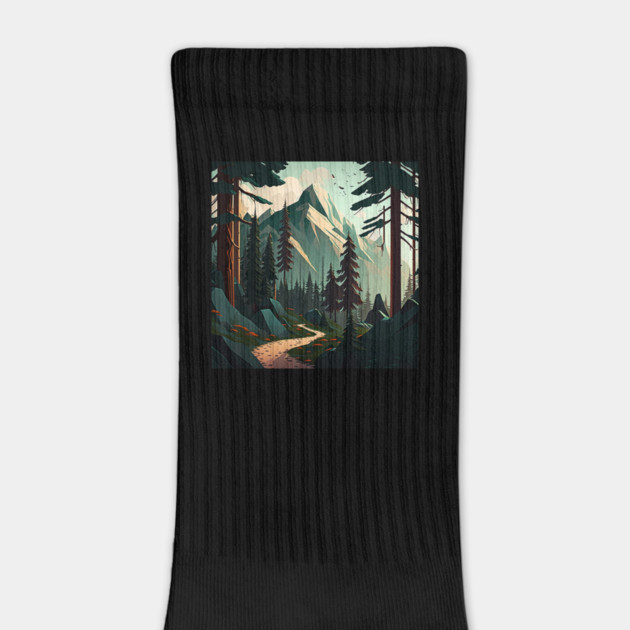 Forest Minimal Design, Adventure and Hiking by logiamerch