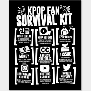 A KPOP FAN'S SURVIVAL KIT 2 Posters and Art