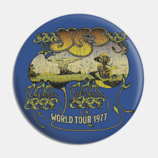 Yes World Tour 1977 Pin