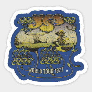 Yes World Tour 1977 Sticker