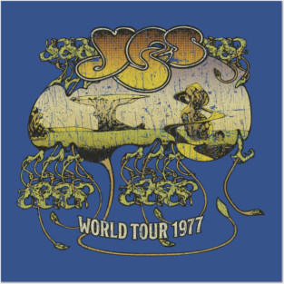 Yes World Tour 1977 Posters and Art