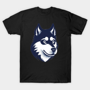 Husky Minimal Style, Love Huskies, Dog Lover T-Shirt