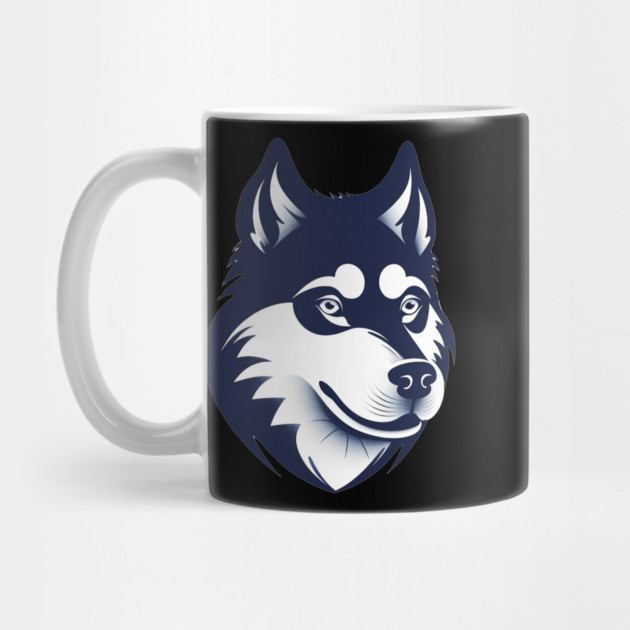 Husky Minimal Style, Love Huskies, Dog Lover by logiamerch