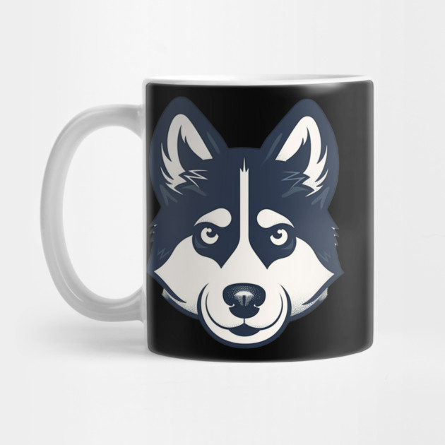 Husky Minimal Style, Love Huskies, Dog Lover by logiamerch