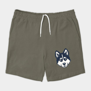 Husky Minimal Style, Love Huskies, Dog Lover Shorts