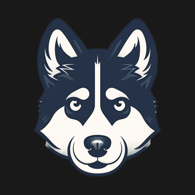 Husky Minimal Style, Love Huskies, Dog Lover by logiamerch