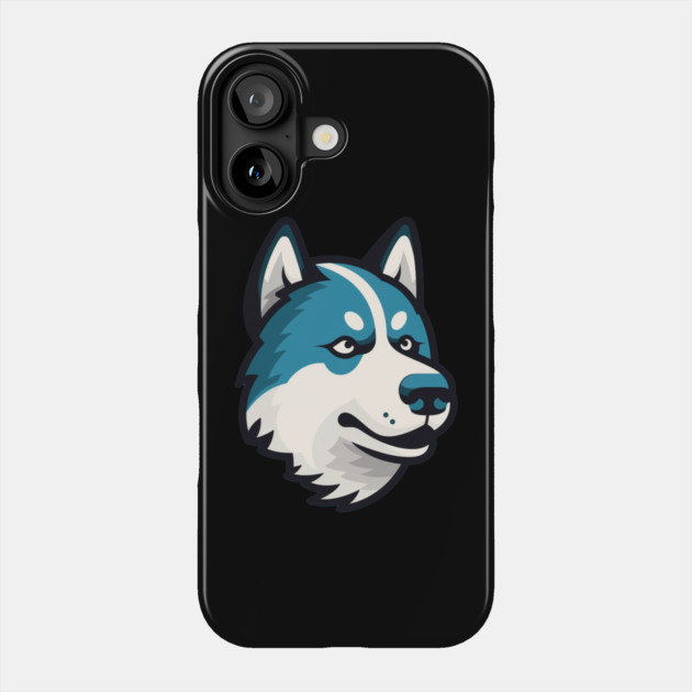Husky Minimal Style, Love Huskies, Dog Lover Phone Case by logiamerch