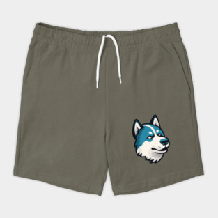 Husky Minimal Style, Love Huskies, Dog Lover Shorts